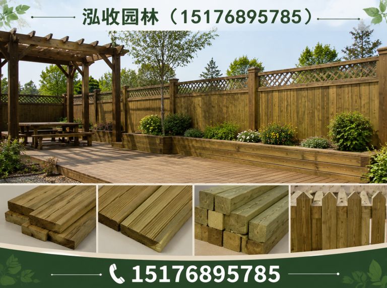 西双版纳京津冀防腐木工程展示图